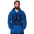 thumbnail image 3 of Cool Best Dad Ever Father's Day Hoodie Hooded Sweatshirt Men Brisco Brands L, 3 of 6