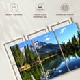 thumbnail image 6 of Elephant Stock Banff National Park Wall Art - Horizontal Multi Panel Canvas - Living Room Wall Decor - Nature Multi Panel - Blue And Green Decor - 33" x 20", 6 of 8