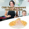 thumbnail image 5 of CreativeArrowy Hair Salon Shaving Cloak Cloaks Penguin Bibs Transparent Spray Water Children Collapsible Child Hairdressing Cloths, 5 of 14