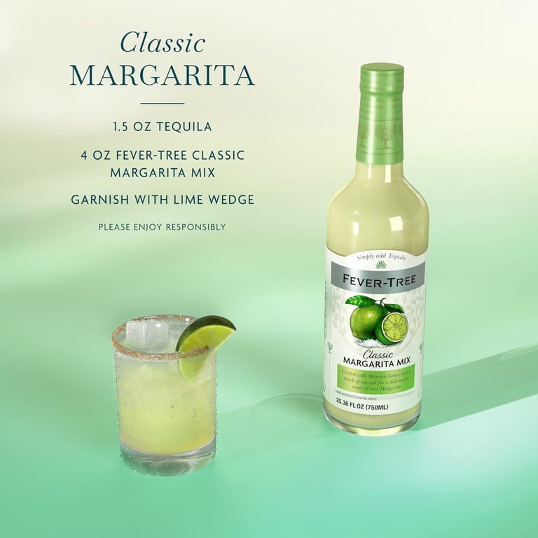 Fever-Tree Classic Margarita Mix , 750 ML Glass Bottle, 0% ABV