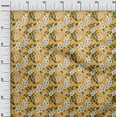 thumbnail image 3 of oneOone Tissu Viscose Georgette Jaune pour Enfants Matériel de Robe Florale Tissu Imprimé au Mètre 42 Pouces de Large, 3 of 4