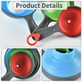 thumbnail image 2 of Labymos Canning Funnel Silicone Collapsible Funnels Set 3pcs Kitchen Funnel for Wide Mouth Liquid, 2 of 6