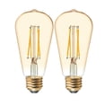 thumbnail image 1 of Bombillas LED GE Lighting, estilo Edison vintage, 6 W (paquete de 2), 1 of 4