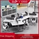 thumbnail image 2 of Home Accessories Office Desk Vanity White Small Vanity Computer Desks High Quality Set Unusual Mesa Escritorio Home Furniture My Lux Decor Round, 2 of 18