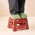 thumbnail image 4 of Gumesh Folding Lightweight Stool - Opens Easy with One Flip - Great for Kitchen, Bathroom or Bedroom, 4 of 6