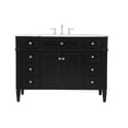 thumbnail image 3 of 48 inch single bathroom vanity in Black, 3 of 8