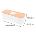 thumbnail image 2 of MasteelfCA 1Pc Round Holed Cable Storage Box Power Line Case Charging Cable Container, 2 of 8