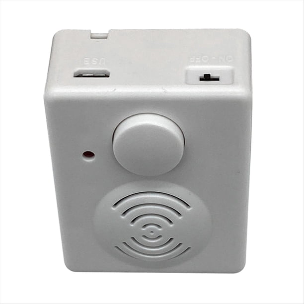 Caja de Sonido Grabable por USB para Peluches. Caja de Música Programable de un Botón con Reproductor MP3 Integrado.