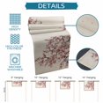 thumbnail image 6 of Cherry Flowers Table Runner 72 Inches, Spring Modern Pink Floral Branch on Linen Bed Runner Dresser Scarves Tabletop for Indoor Outdoor Parties/Ceremony/Banquet, 18" x 72", 6 of 9