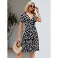 thumbnail image 3 of Vestido Naggoo Summer para mujer 2025 Beach Floral de manga corta, 3 of 6