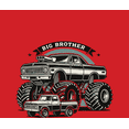 thumbnail image 2 of Big Brother Monster Truck Boy's Red Crew Neck Short Sleeve Tee-XS, 2 of 4