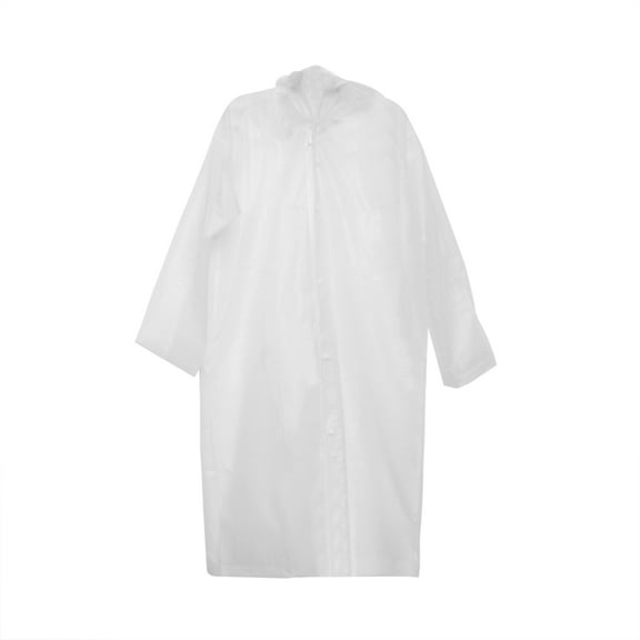 Raindrops 1Pcs Rain Poncho EVA Waterproof for Adults on Hiking and Camping Trips