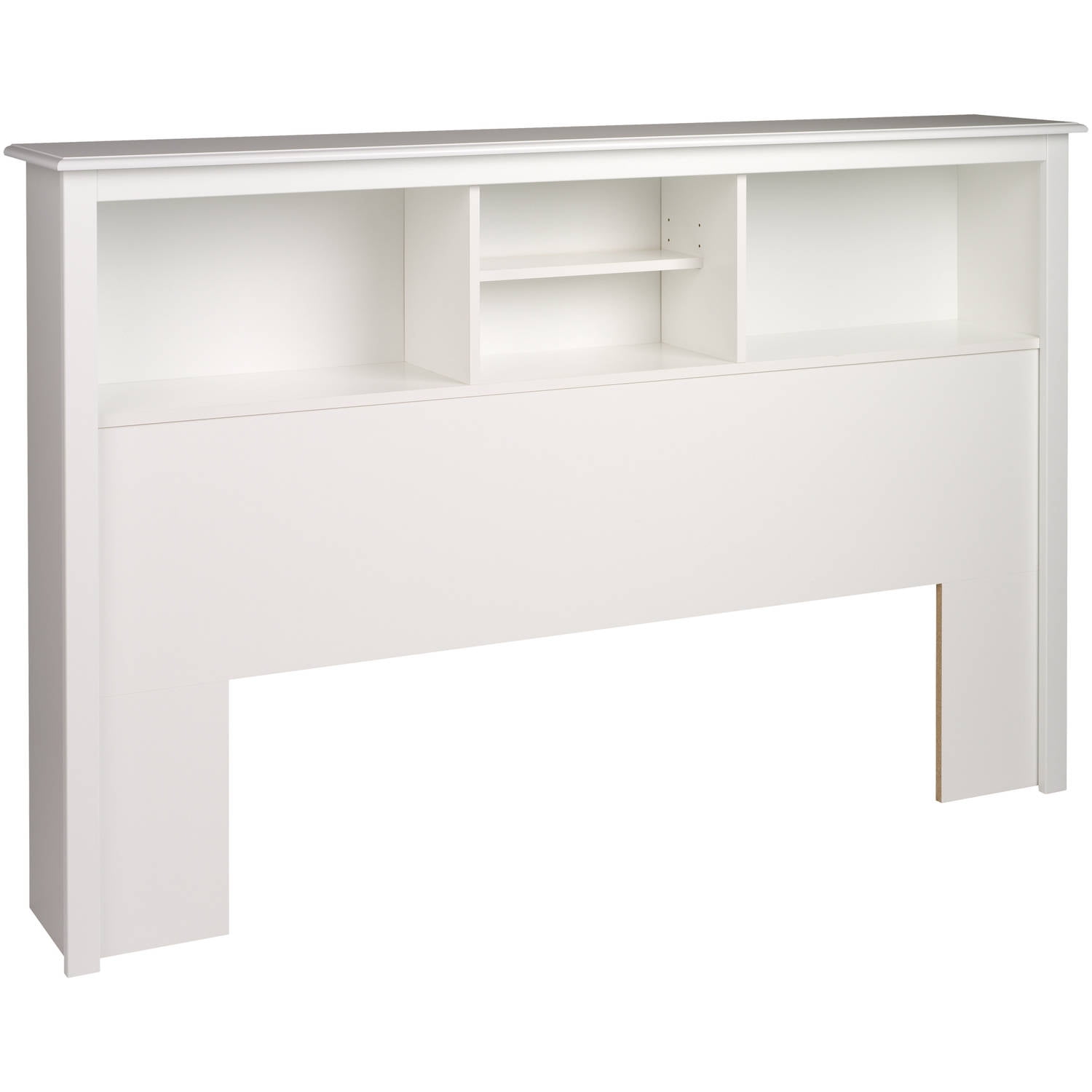 Prepac Monterey Full Queen Bookcase Headboard White Walmart Com Walmart Com