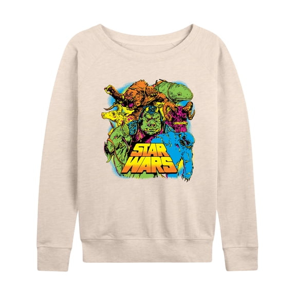 Star Wars - Spooky Creatures - Women's French Terry Long Sleeve Pullover