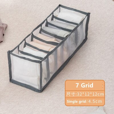 

Underwear Storage Box Jeans Clothes Storage Box Underwear Bra Socks Organizer Mesh Drawer Divider Laundry Storage Bag
