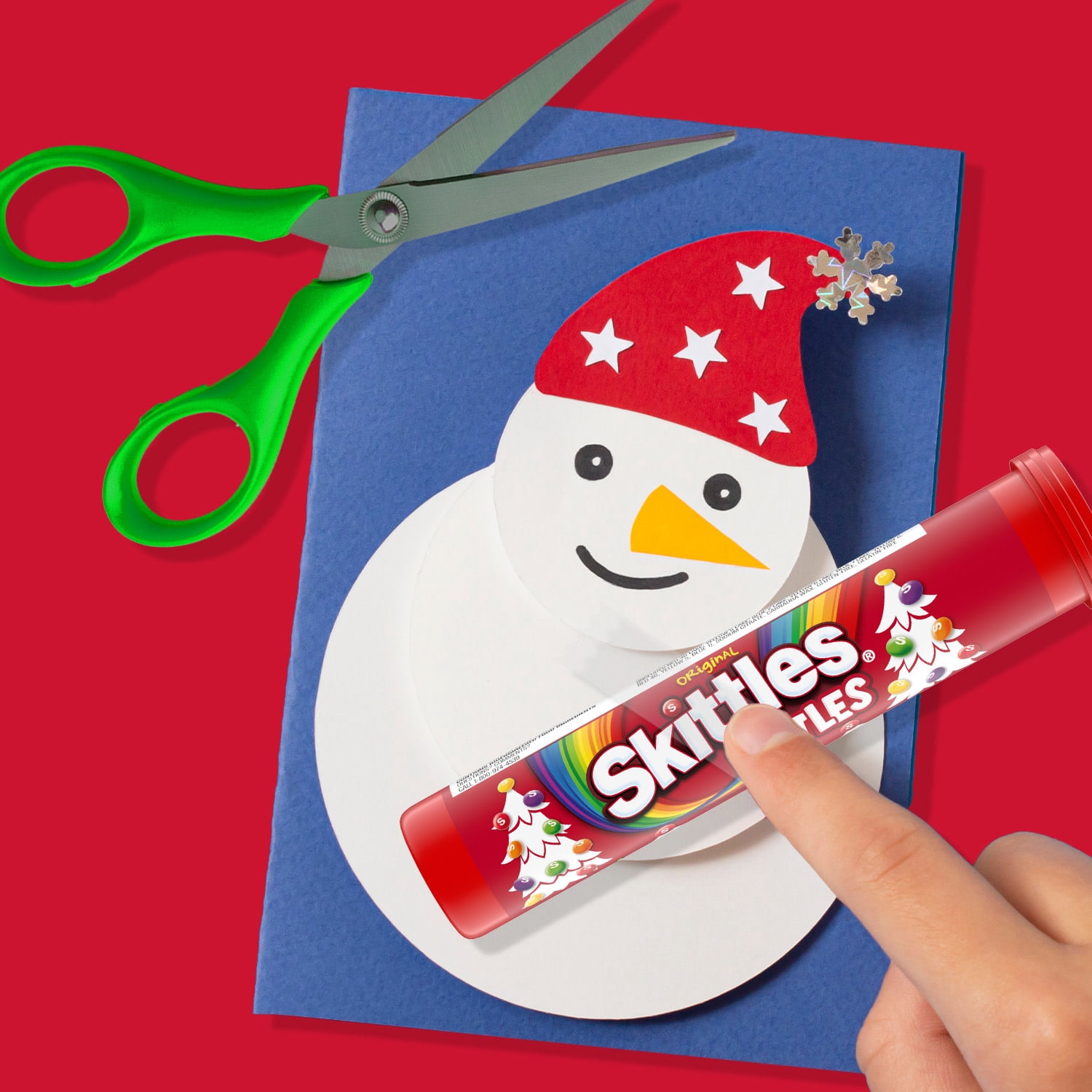 (2 pack) Skittles Littles Original Chewy Christmas Candy Minis, 1.9 oz Shelf Stable Plastic Tube