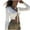 White, variant on Women's Cardigan Long Sleeve Tie Front Cropped Slim Fit Open Front Knit Lightweight Top Jacket Blouse for Casual Outfits
