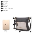 thumbnail image 5 of MKF Collection Nala Vegan Leather Women's Shoulder Bag, Trendy Crossbody Purse Handbag by Mia K - Blush Wine, 5 of 7