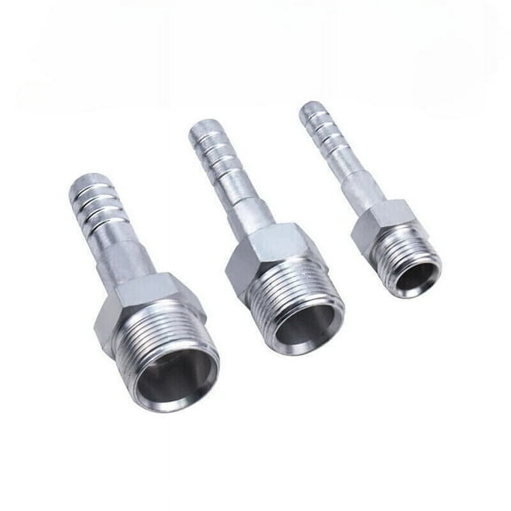 Automotive Air Conditioning R134a #6 #8 #10 Straight Male Insert Barbed Fitting AC Hose