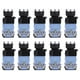 thumbnail image 1 of Interruptor de botón Ticfox BEM38-11DS con bloqueo automático AC/DC24V 1 encendido 1 apagado luz azul, 1 of 9