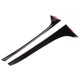 thumbnail image 2 of Par de alerones laterales de techo trasero negro brillante aptos para Mk5 6R 6C Standard 2009-2017, 2 of 5