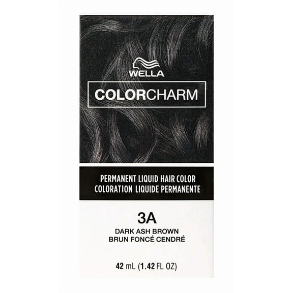 Color Charm Permanent Liquid Haircolor - 148 3A Dark Ash Brown