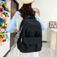 thumbnail image 2 of Conjunto de mochila Conjunto de mochila de conejo de 3 piezas Mochila de estudiante Oxford con bolso y bolsa para bolígrafo (negro), 2 of 5