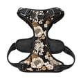 thumbnail image 4 of Kdxio Retro Hydrangeas Print No Pull Dog Harness Adjustable Reflective Oxford Easy Control Medium Large Dog Harness for Training and Everyday-X-Large, 4 of 8