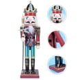 thumbnail image 2 of 1Pc Wooden Nutcracker Soldier Adornment Creative Puppet Doll Craft Xmas Decor, 2 of 6