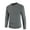 Gray, variant on XMMSWDLA Men Tops Fall Winter Sweater Loose Large Size Solid Color Sweater Pullover