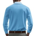 thumbnail image 4 of Enjoytime Long Sleeve Shirts for Men Collared Button Knit Lightweight Breathable Casual Workout Shirt, 4 of 8