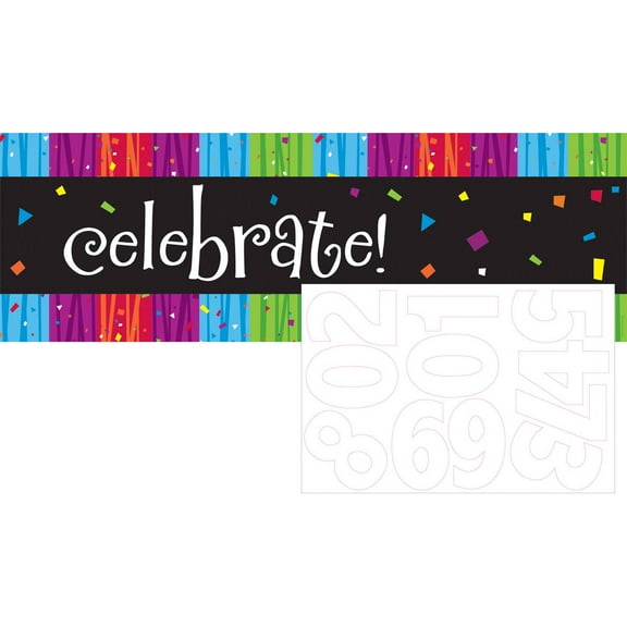Milestone Celebrations Giant Party Banner, 1pk