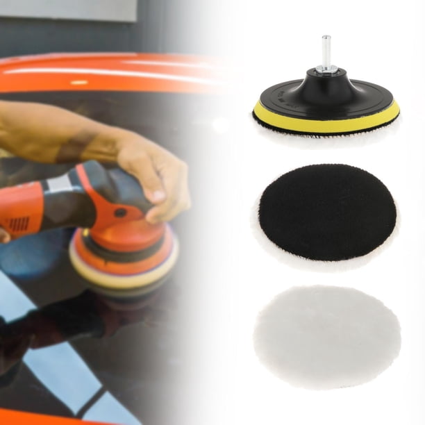 de almohadillas para pulir el coche, almohadillas para pulir y encerar para refrigerador automotriz 5 pulgadas