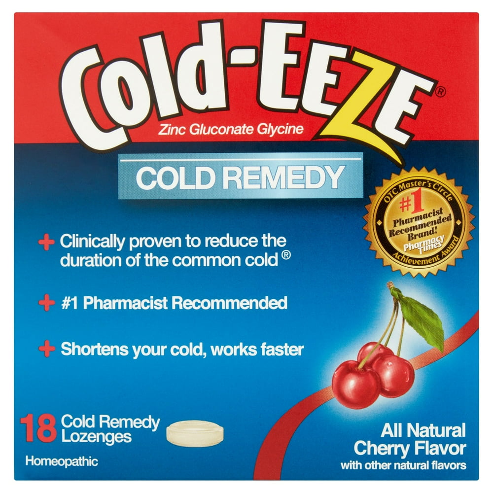 ColdEEZE Natural Cherry Flavor Lozenges, 18 ct