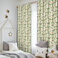 thumbnail image 5 of Blackout Kids Curtains,Green Daisy Flower Orange Centers Pattern Childrens Insulated Curtains Set Of 2,Bedroom Essentials,Toddler Room Decor 52"x84", 5 of 5