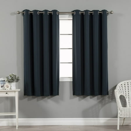 Best Place Buy Curtains Best Home Fashion, Inc. Grommet Top Insulated Blackout Thermal Curtain Panels (Set of 2) ()