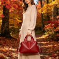 thumbnail image 2 of Sunyuer Crossbody Bags for Women Vegan Leather Top Handle Bag Trendy Handbags with Adjustable Strap, 2 of 7