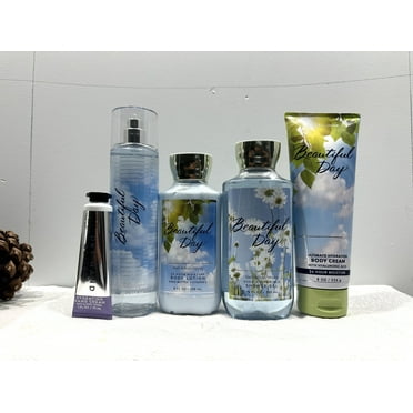 Bath & Body Works Beautiful Day 5 Piece Gift Set (Fine Fragrance Mist 8 fl oz, 24 Hour Moisture Body Lotion 8 fl oz, Shower Gel 10 fl oz, Ultimate Hydration Body Cream 8 oz, and Hand Cream 1 fl oz)