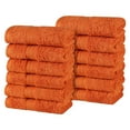 thumbnail image 2 of Superior Atlas Cotton Luxury Face Towel Washcloth, Set of 12, Sandstone, 2 of 8