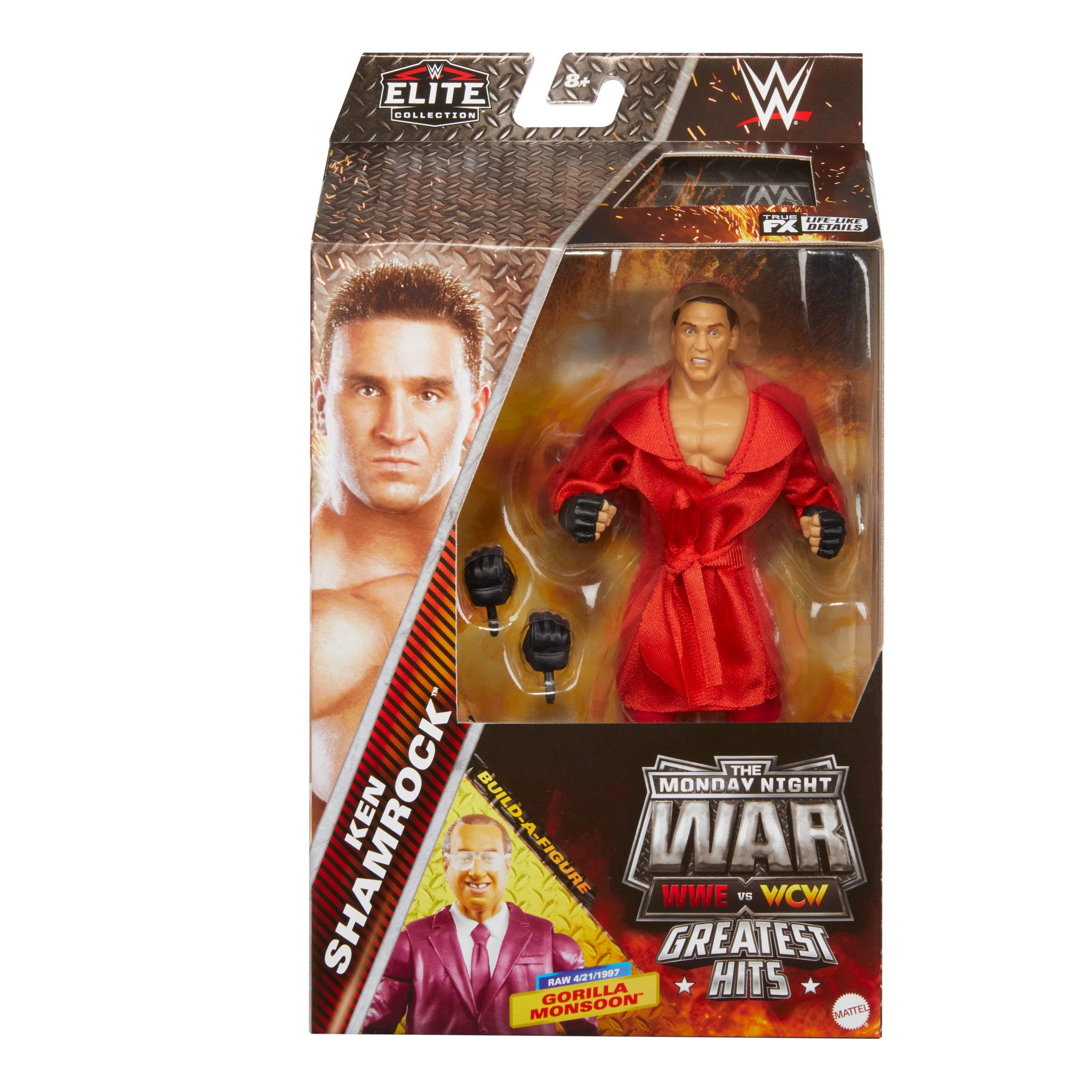 WWE, Action Figure, Ken Shamrock Elite, 6 inch with Accessories +
