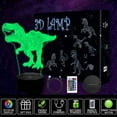 thumbnail image 4 of YSITIAN Dinosaur Gifts 3in1 Dinosaur 3D Night Light for Kids with Smart Touch & USB Cable 16 Colors Changing LED Lamp H1116-09, 4 of 7
