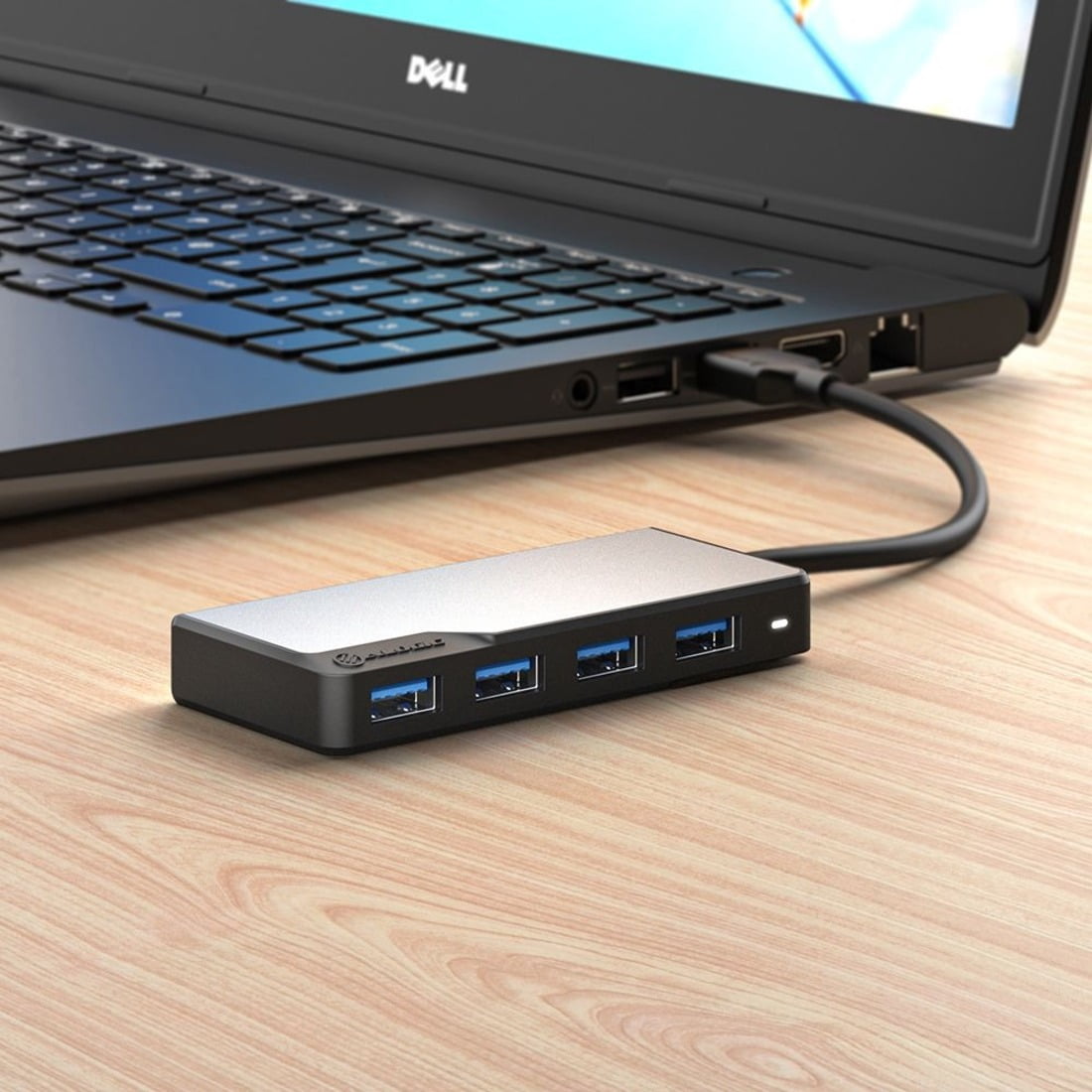 ALOGIC UAFUUA-SGR USB-A Fusion SWIFT 4-in-1 Hub - 4 x USB-A (USB 3.0)