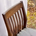 thumbnail image 6 of Livinia Jeno Slat Back Wooden Dining Chairs Set of 2 (Walnut), 6 of 8