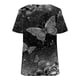 thumbnail image 4 of Pntutb - Camiseta con estampado de moda para mujer, blusa de manga corta con cuello en V, tops casuales Pntutb Pntutb-2117, 4 of 5