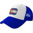thumbnail image 1 of Retro Colorado State Flag Mesh Back Trucker Cap Baseball Cap, 1 of 8