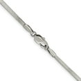 thumbnail image 4 of Chisel Stainless Steel Polished 2.3mm Herringbone Chain - 20", 4 of 8