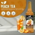thumbnail image 2 of Syruvia Peach Tea Pure Cane Syrup 25.4 fl Oz With Pump, 2 of 6