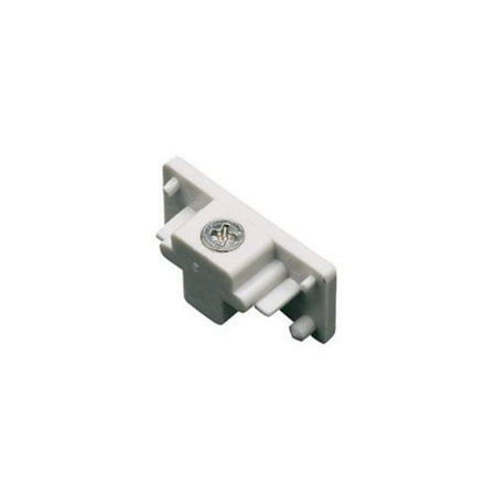 

Cal lighting HT2-280-WH Linear Track Light Live End Cover - White- Right End Cape