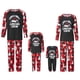 thumbnail image 2 of Conjunto de pijamas navideños a juego para toda la familia, camisetas de manga larga con estampado de gorro navideño y pantalones con estampado de ciervo, ropa de dormir, ropa de estar por casa, 2 of 4
