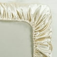 thumbnail image 5 of Home Soft Things Silky Satin 4 Piece Bed Sheet Set - Champagne - Queen, 5 of 9